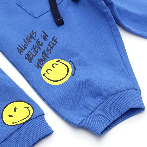 New-Original Marines, Italy-US Seller-SMILEY FACE COTTON TODDLER BOY OUTFIT SET - Picture 4 of 6